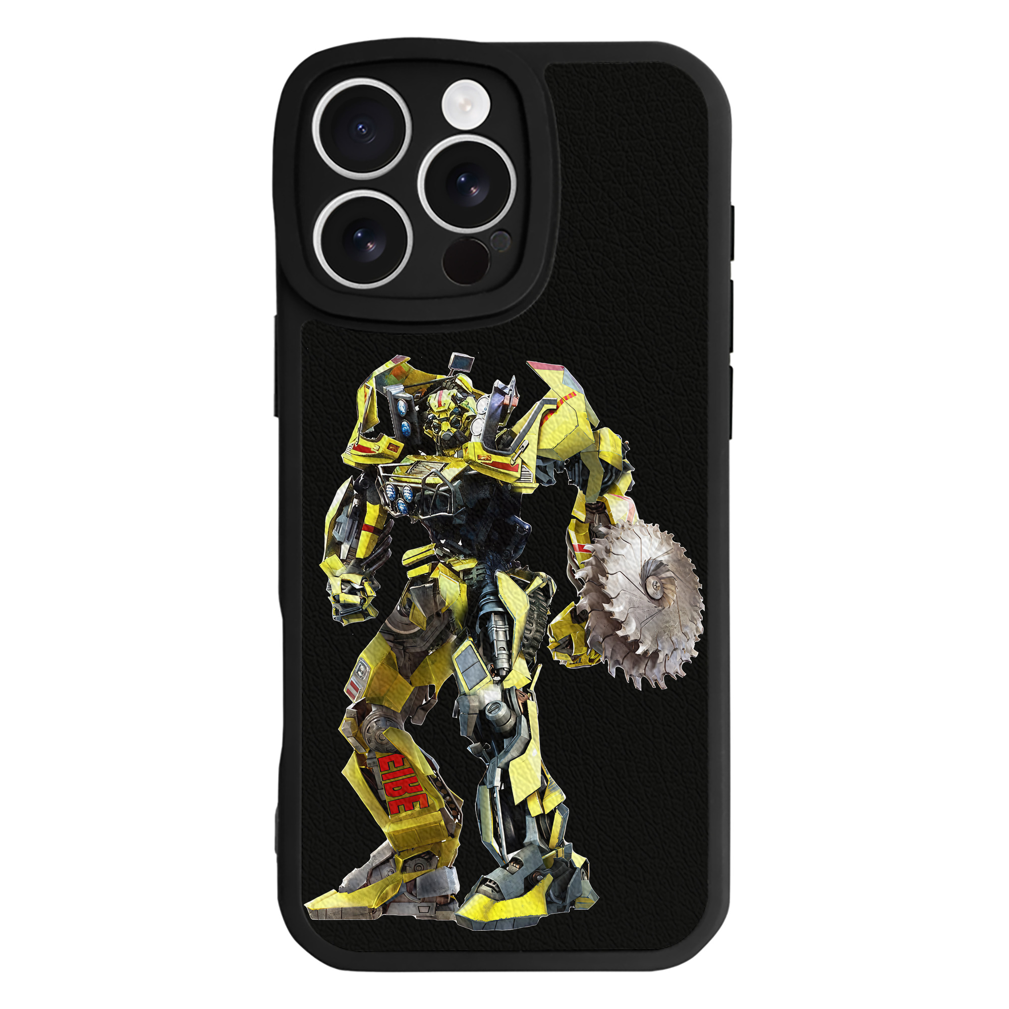 （画像用） Transformers トランスフォーマー 【iPhone 16シリーズ対応】シリコンスマホケース（レザー調） 材質：シリコン